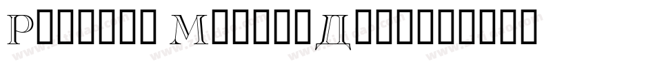 Russkij ModernDemo字体转换